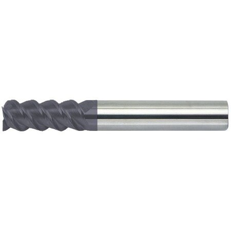 Mastercut Tool Corp. 3/8x1x3/8x2-1/2 3FL Square 60° High Helix Twistermill, PowerA 432-010-1